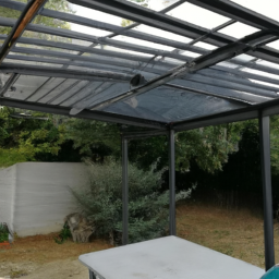 Aménagement de pergola avec fermeture loggia en PVC Comines